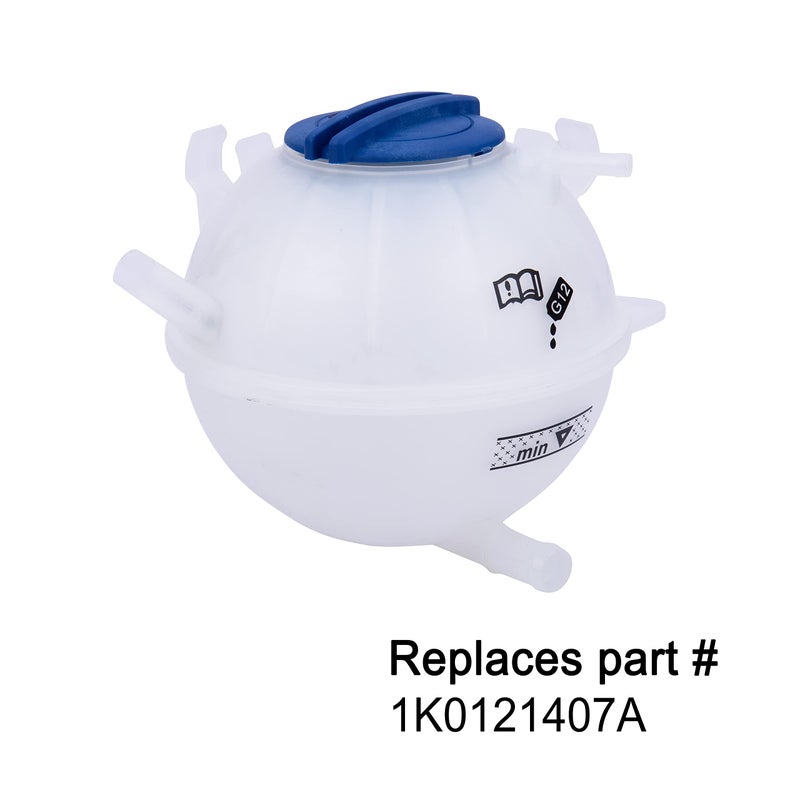 YOUYIEN Radiator Coolant Overflow Reservoir(With cover).Fit for Audi A3 VW Jetta Golf Passat Beetle.Expansion Recovery Tank. Replaces Part # 1K0121407A. - Image 2